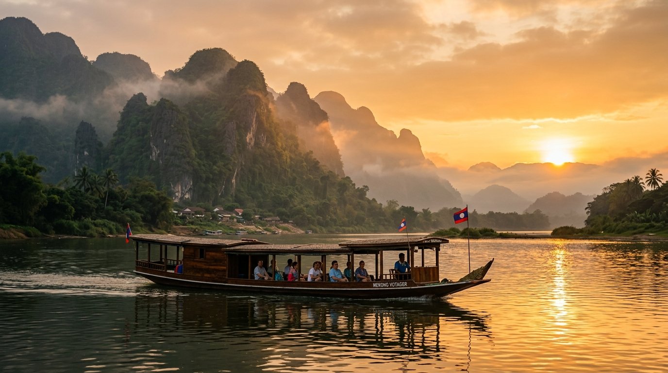 Mekong River & Pak Ou Caves
