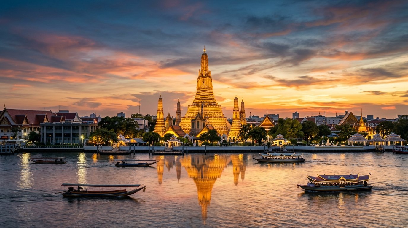 Wat Arun & The Grand Palace, Bangkok